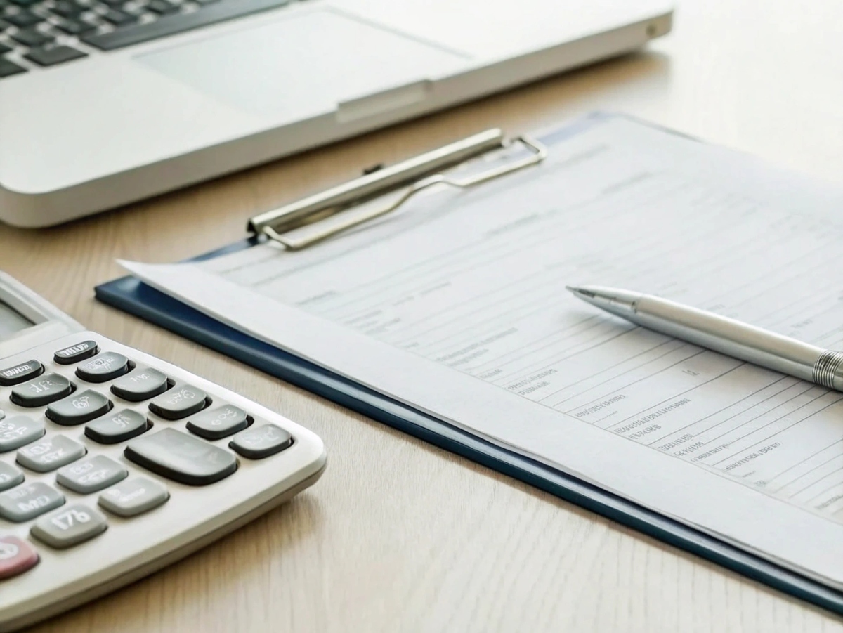 Eine Alltagsfee kommt mit einem Lächeln an einer Haustür an.